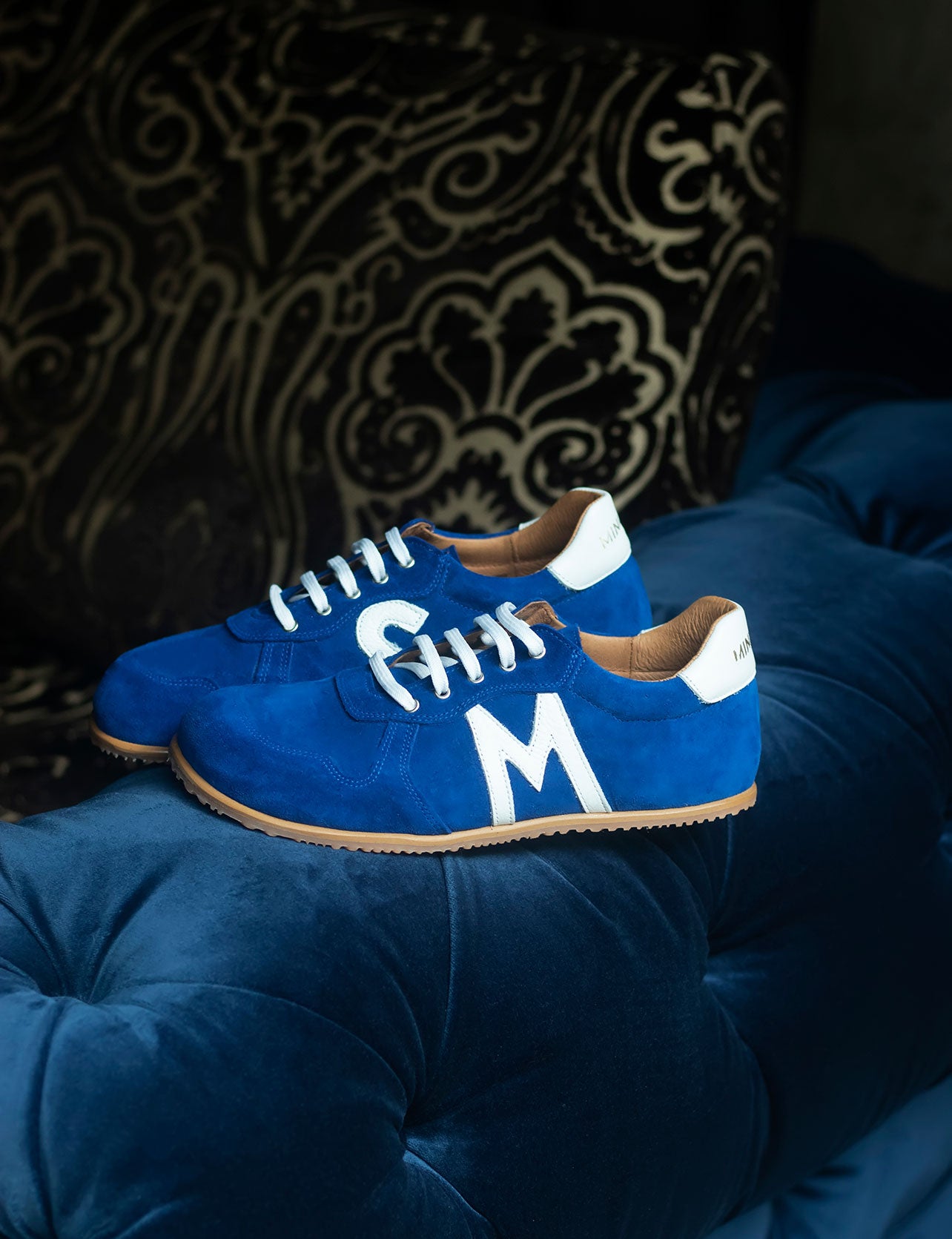 BAMBA AZUL KLEIN - Zapato Barefoot Artesanal | SHUU BAREFOOT