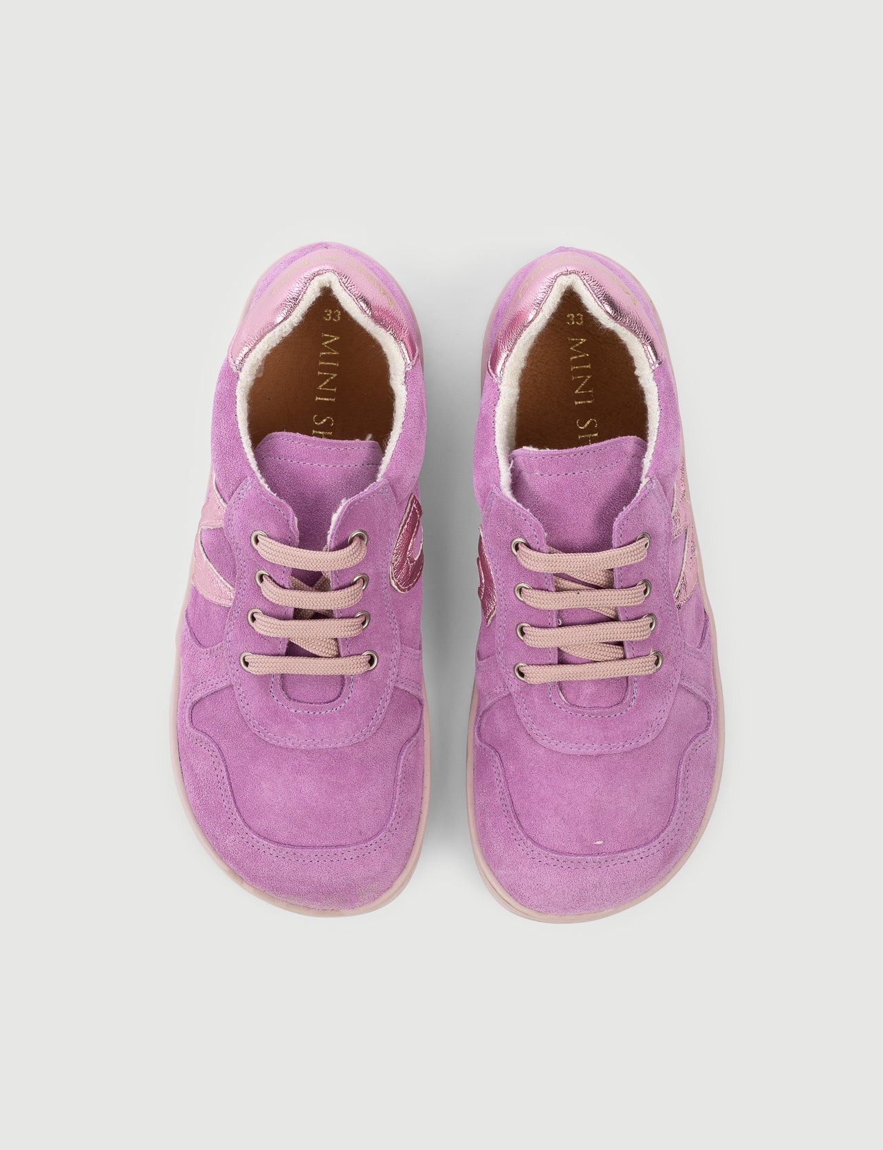 BAMBA CORDONES LILA - Zapato Barefoot Artesanal | SHUU BAREFOOT
