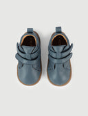 BOTA DOBLE VELCRO MARINO - Zapato Barefoot Artesanal | SHUU BAREFOOT