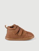 BOTA DOBLE VELCRO CUERO - Zapato Barefoot Artesanal | SHUU BAREFOOT
