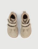 BOTA DOBLE VELCRO SERRAJE TOPO - Zapato Barefoot Artesanal | SHUU BAREFOOT