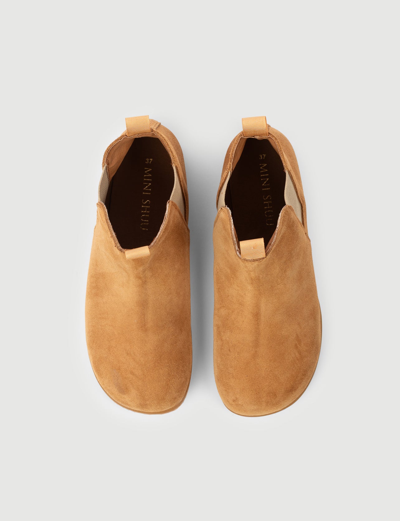 BOTÍN CHELSEA CAMEL - Zapato Barefoot Artesanal | SHUU BAREFOOT