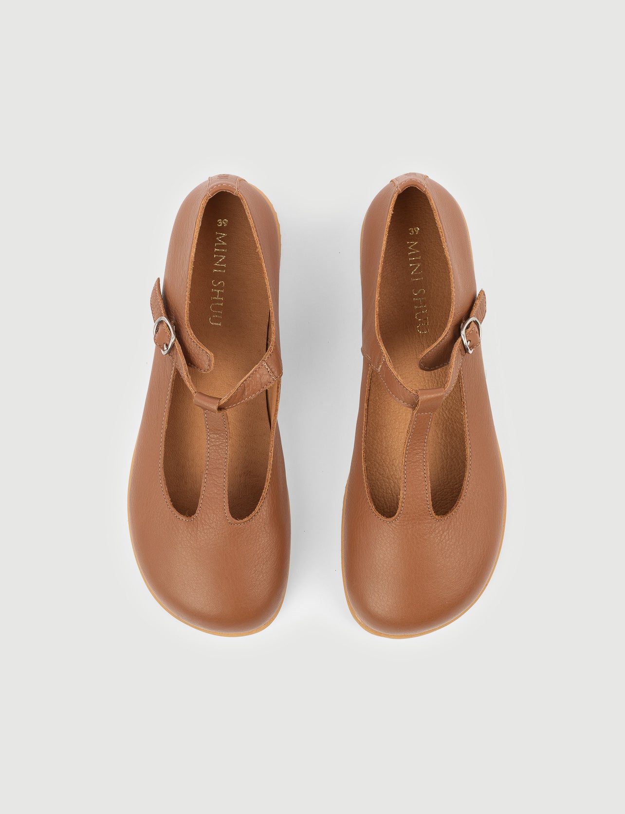 MARY JANE RETRO CUERO - Zapato Barefoot Artesanal | SHUU BAREFOOT