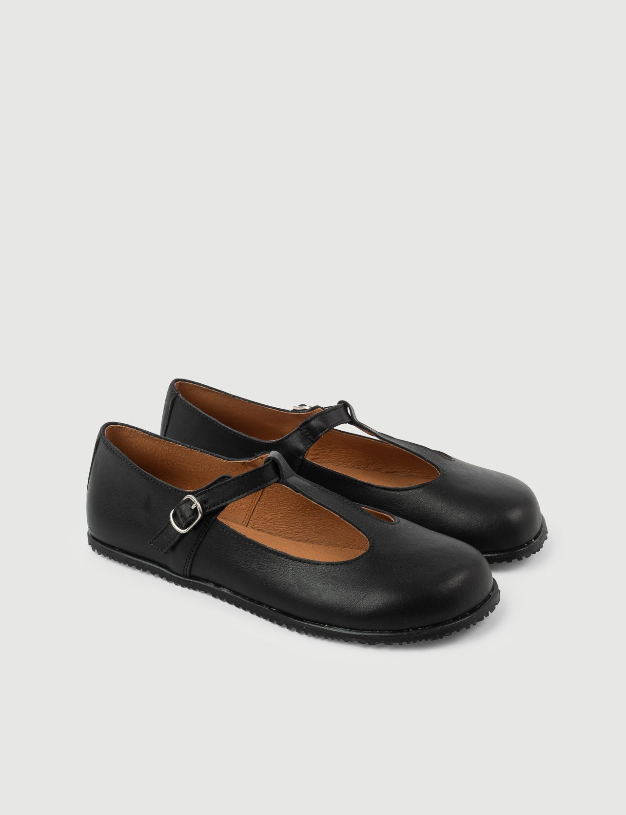 MARY JANE RETRO NEGRO - Zapato Barefoot Artesanal | SHUU BAREFOOT