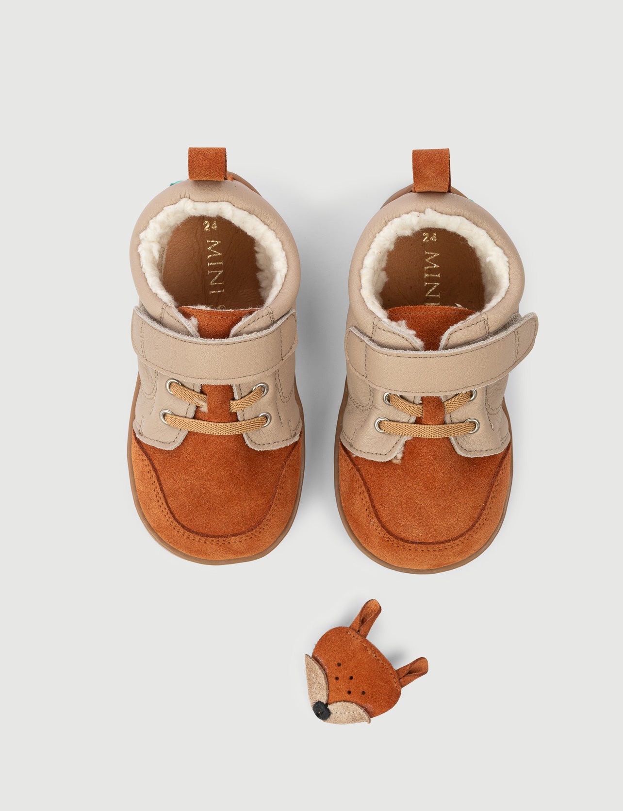 BLUCHER TEJA Y BEIGE - Zapato Barefoot Artesanal | SHUU BAREFOOT
