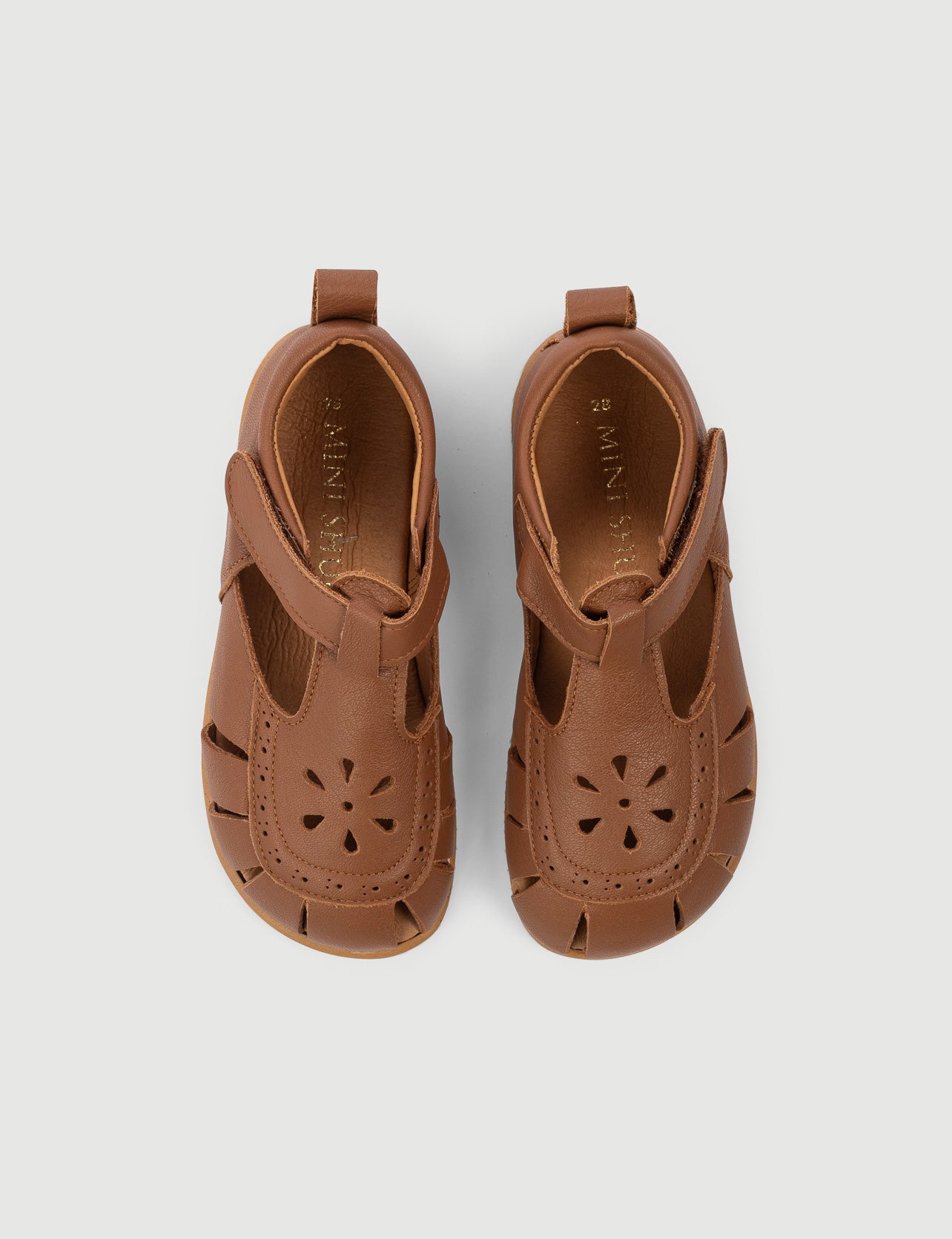 SANDALIA FLOR CUERO - Zapato Barefoot Artesanal | SHUU BAREFOOT