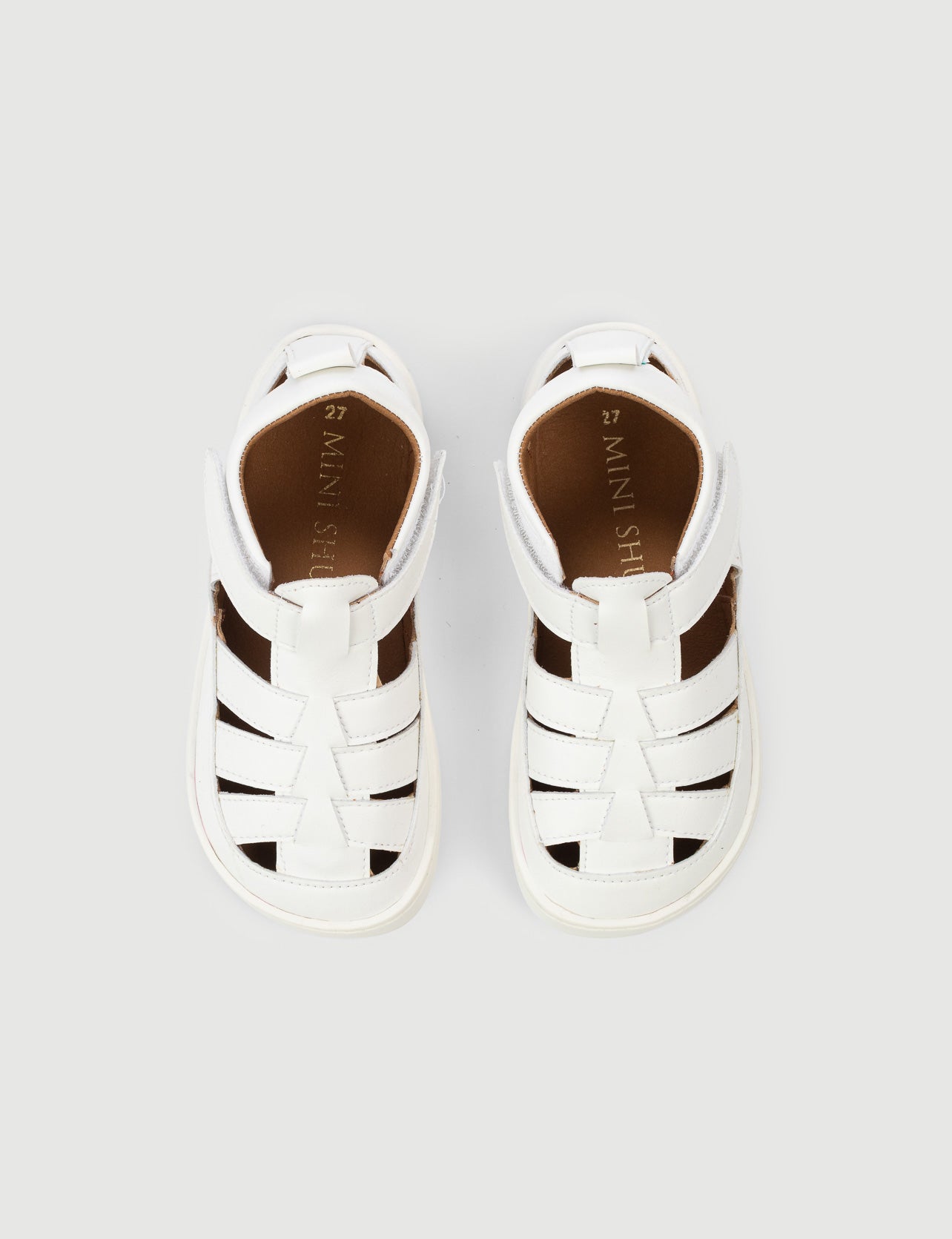 SANDALIA ROMANA BLANCA - Zapato Barefoot Artesanal | SHUU BAREFOOT