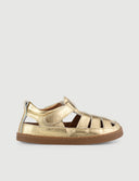 SANDALIA ROMANA DORADA - Zapato Barefoot Artesanal | SHUU BAREFOOT