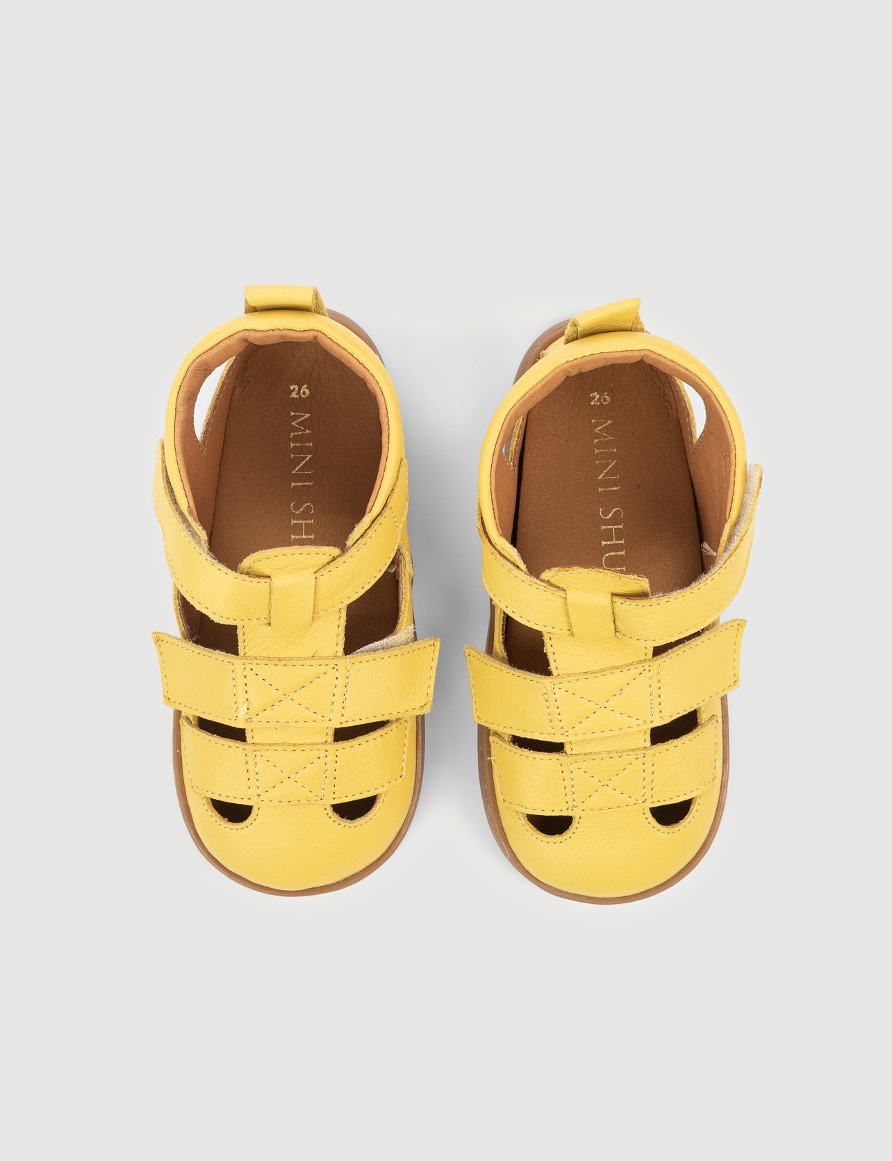 SANDALIA CANGREJERA AMARILLA - Zapato Barefoot Artesanal | SHUU BAREFOOT