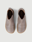 Botín chelsea barefoot piel topo SHUU Barefoot, hecho en España.