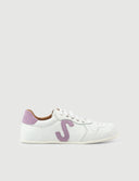 BAMBA BLANCA Y LAVANDA - Zapato Barefoot Artesanal | SHUU BAREFOOT