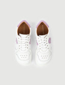 BAMBA BLANCA Y LAVANDA - Zapato Barefoot Artesanal | SHUU BAREFOOT