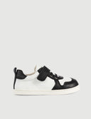 BAMBA BLANCA Y NEGRA - Zapato Barefoot Artesanal | SHUU BAREFOOT