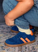 BAMBA SERRAJE AZUL - Zapato Barefoot Artesanal | SHUU BAREFOOT