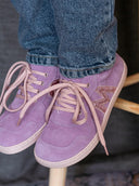 BAMBA CORDONES LILA - Zapato Barefoot Artesanal | SHUU BAREFOOT