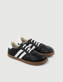 BAMBA CORDONES NEGRA - Zapato Barefoot Artesanal | SHUU BAREFOOT