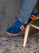 BAMBA CORDONES AZUL - Zapato Barefoot Artesanal | SHUU BAREFOOT