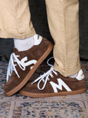 BAMBA CORDONES TOPO - Zapato Barefoot Artesanal | SHUU BAREFOOT