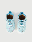 BAMBA AZUL BRILLI - Zapato Barefoot Artesanal | SHUU BAREFOOT