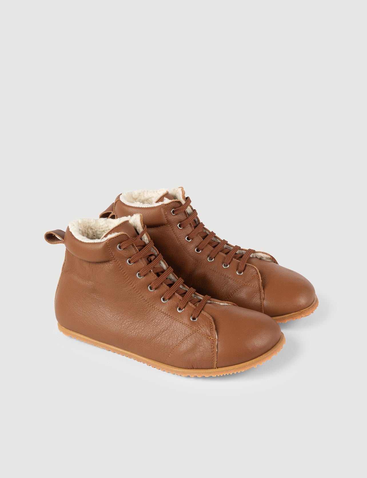 BOTA CORDONES CUERO - Zapato Barefoot Artesanal | SHUU BAREFOOT