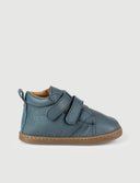 BOTA DOBLE VELCRO MARINO - Zapato Barefoot Artesanal | SHUU BAREFOOT