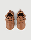 BOTA DOBLE VELCRO CUERO - Zapato Barefoot Artesanal | SHUU BAREFOOT