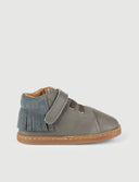 BOTA FLECOS GRIS - Zapato Barefoot Artesanal | SHUU BAREFOOT