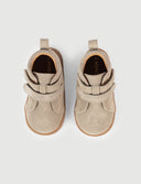 BOTA DOBLE VELCRO SERRAJE TOPO - Zapato Barefoot Artesanal | SHUU BAREFOOT