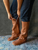 CAÑA BOTA CUERO - Zapato Barefoot Artesanal | SHUU BAREFOOT