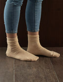 CALCETINES BAREFOOT CANALÉ CREMA - Zapato Barefoot Artesanal | SHUU BAREFOOT