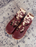 CALCETINES BAREFOOT FLORES BURDEOS - Zapato Barefoot Artesanal | SHUU BAREFOOT
