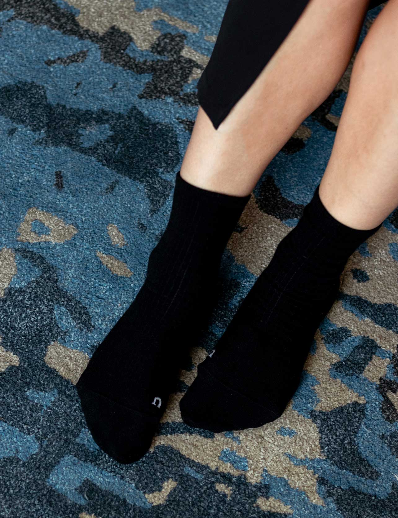 CALCETINES BAREFOOT CANALÉ NEGRO - Zapato Barefoot Artesanal | SHUU BAREFOOT