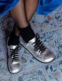 BLUCHER PLATA - Zapato Barefoot Artesanal | SHUU BAREFOOT