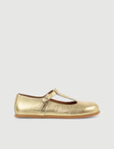 MARY JANE RETRO DORADO - Zapato Barefoot Artesanal | SHUU BAREFOOT
