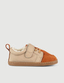 BLUCHER TEJA Y BEIGE - Zapato Barefoot Artesanal | SHUU BAREFOOT