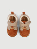 BLUCHER TEJA Y BEIGE - Zapato Barefoot Artesanal | SHUU BAREFOOT