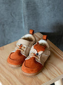 BLUCHER TEJA Y BEIGE - Zapato Barefoot Artesanal | SHUU BAREFOOT