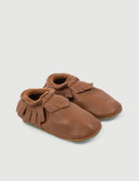 MOCCS CUERO FLECOS - Zapato Barefoot Artesanal | SHUU BAREFOOT