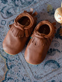 MOCCS CUERO FLECOS - Zapato Barefoot Artesanal | SHUU BAREFOOT