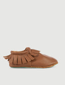 MOCCS CUERO FLECOS - Zapato Barefoot Artesanal | SHUU BAREFOOT