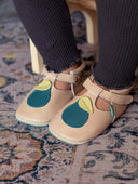 RETRO BEIGE PERA - Zapato Barefoot Artesanal | SHUU BAREFOOT