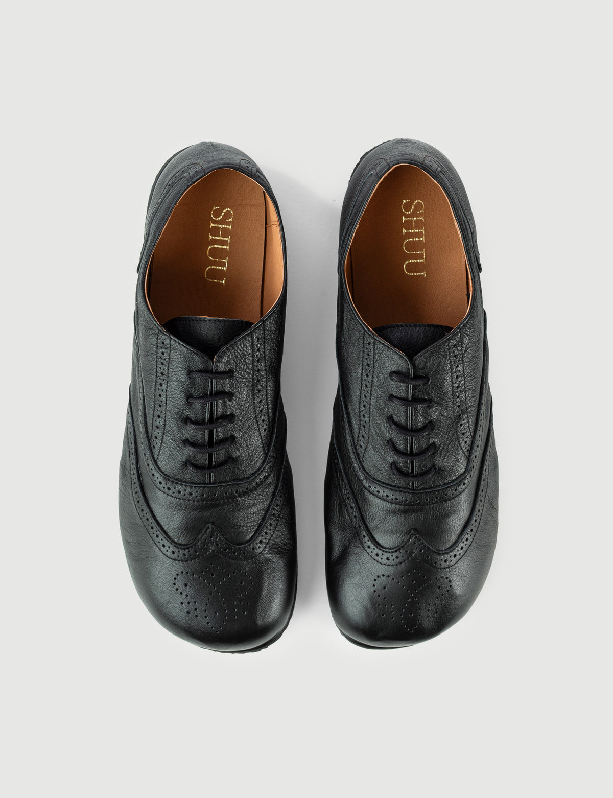 OXFORD NEGRO MEN - Zapato Barefoot Artesanal | SHUU BAREFOOT