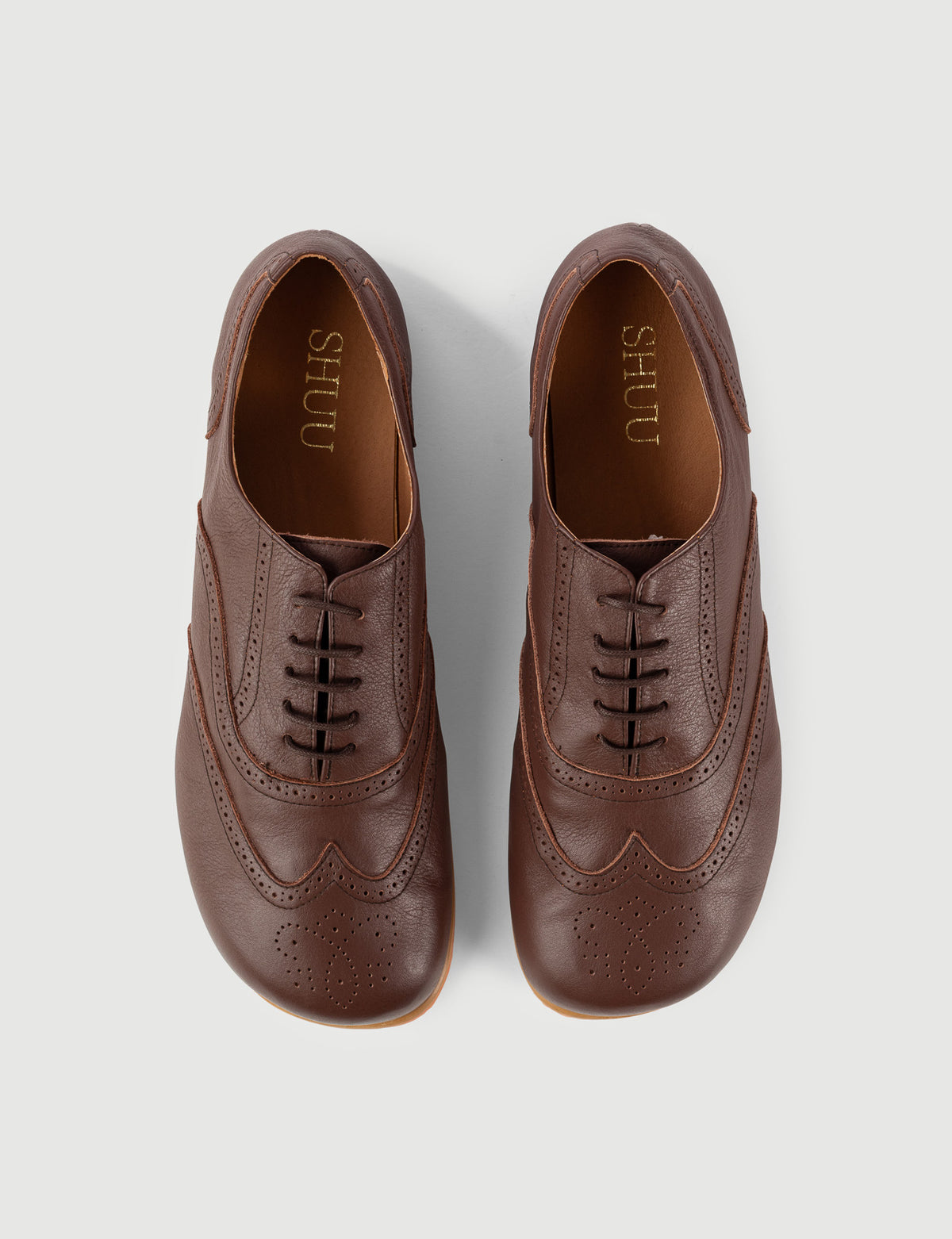 OXFORD CHOCOLATE MEN - Zapato Barefoot Artesanal | SHUU BAREFOOT