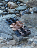 SANDALIA NINJA SERRAJE TOPO - Zapato Barefoot Artesanal | SHUU BAREFOOT