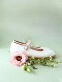 MERCEDITAS BLANCO ANACARADO - Zapato Barefoot Artesanal | SHUU BAREFOOT