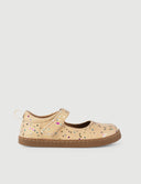 MERCEDITA ORO PURPURINA - Zapato Barefoot Artesanal | SHUU BAREFOOT