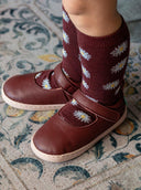 MERCEDITA BURDEOS - Zapato Barefoot Artesanal | SHUU BAREFOOT