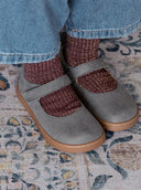 MERCEDITA GRIS - Zapato Barefoot Artesanal | SHUU BAREFOOT