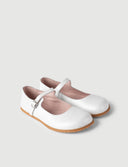 MERCEDITAS BLANCO ANACARADO - Zapato Barefoot Artesanal | SHUU BAREFOOT