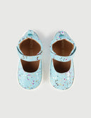 MERCEDITA AZUL PURPURINA - Zapato Barefoot Artesanal | SHUU BAREFOOT